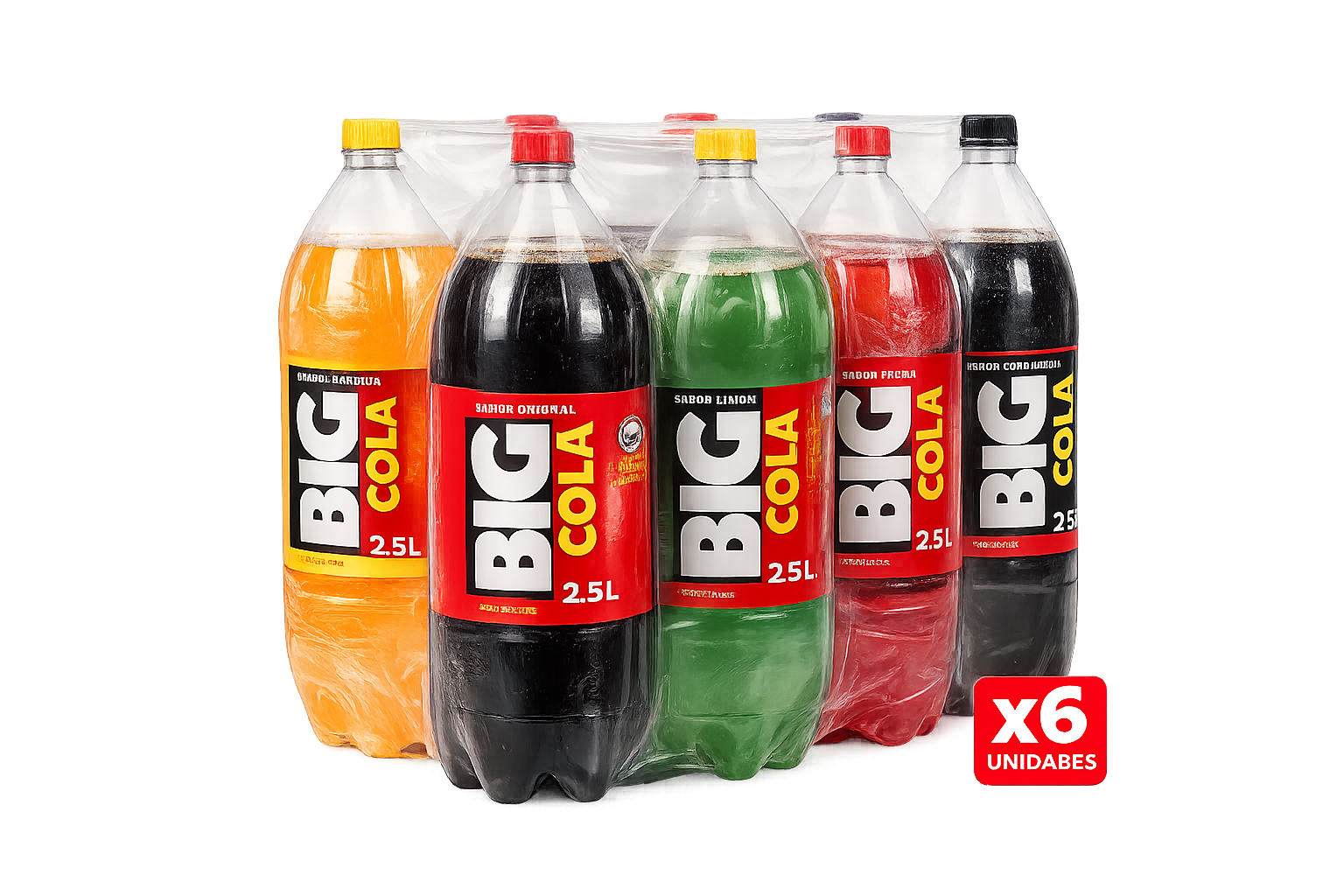 Bebida Big Cola Surtida 2.5L