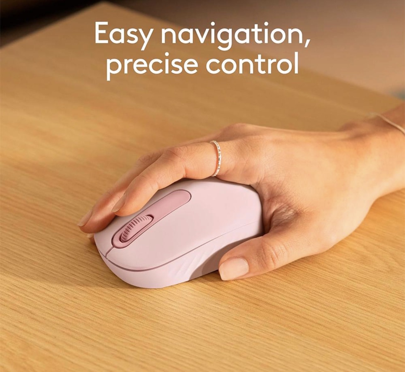 MOUSE LOGITECH/M196/BLUETOOTH/3 BOTONES/INTRRUP.ENCD-APGDO/ROSE A-AMR-403